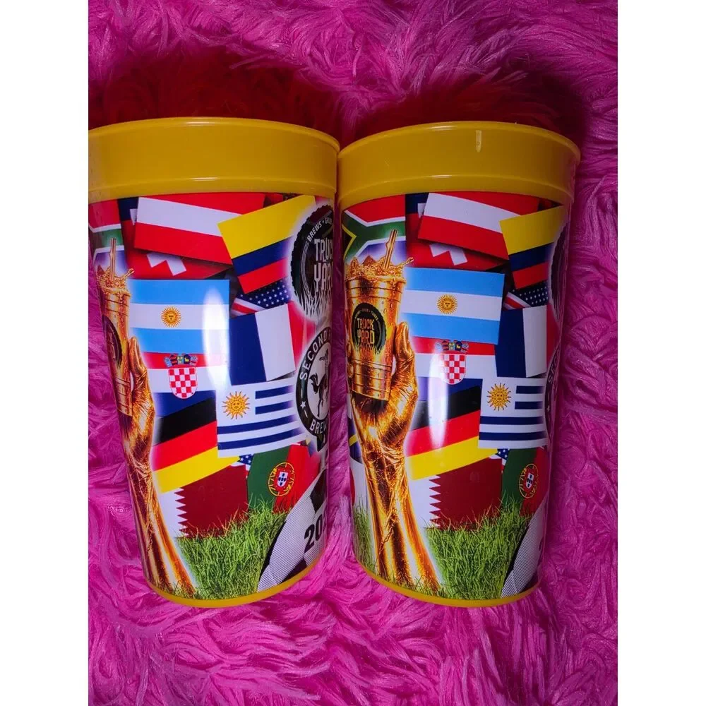 Set of 2 Fifa World Cup plastic cups